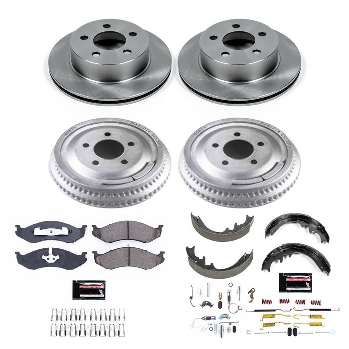 PowerStop Drum Kit | 2003–2007 Honda Accord Coupe (KOE15318DK) main image 1