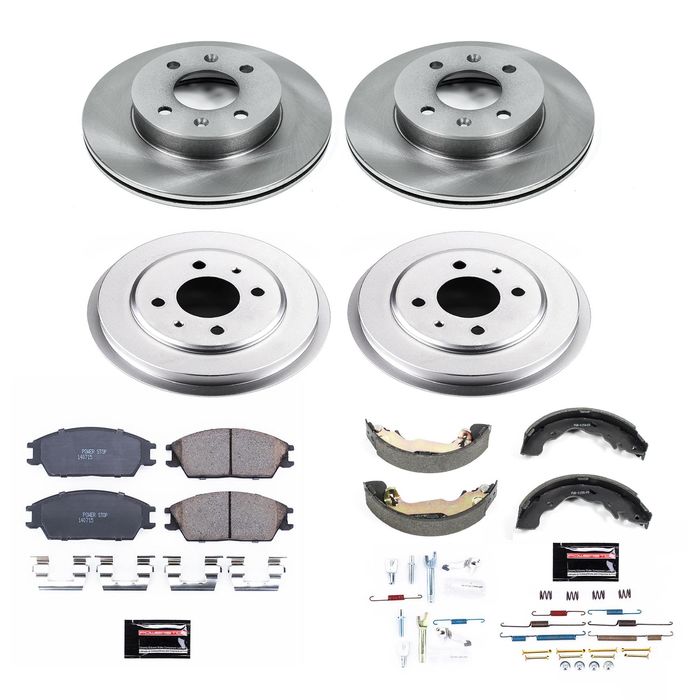 Power Stop KOE15360DK 1-Click Daily Driver Drum & Shoe Kits For Rear