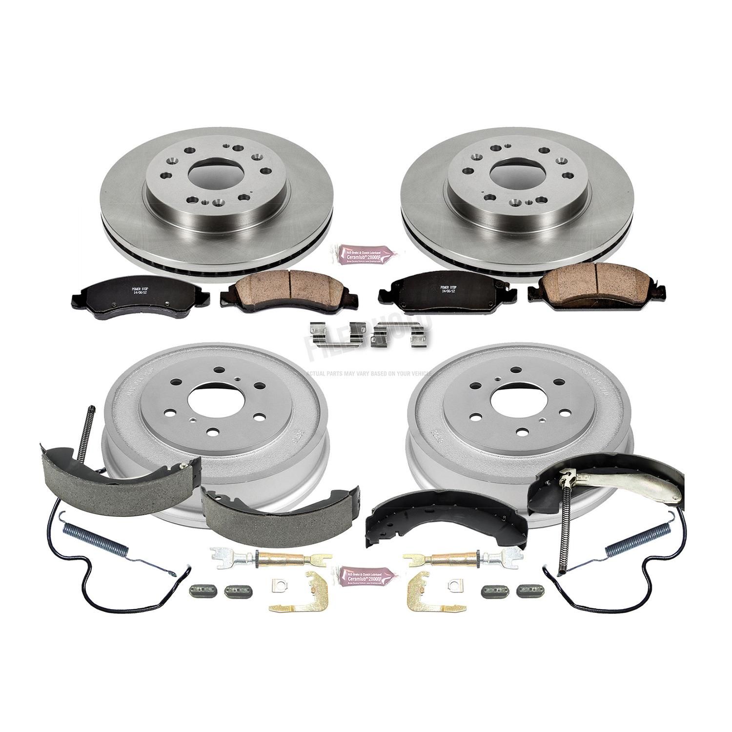 Power Stop Perf Brake Pad/RotorDrum/Shoe Kit KOE15238DK