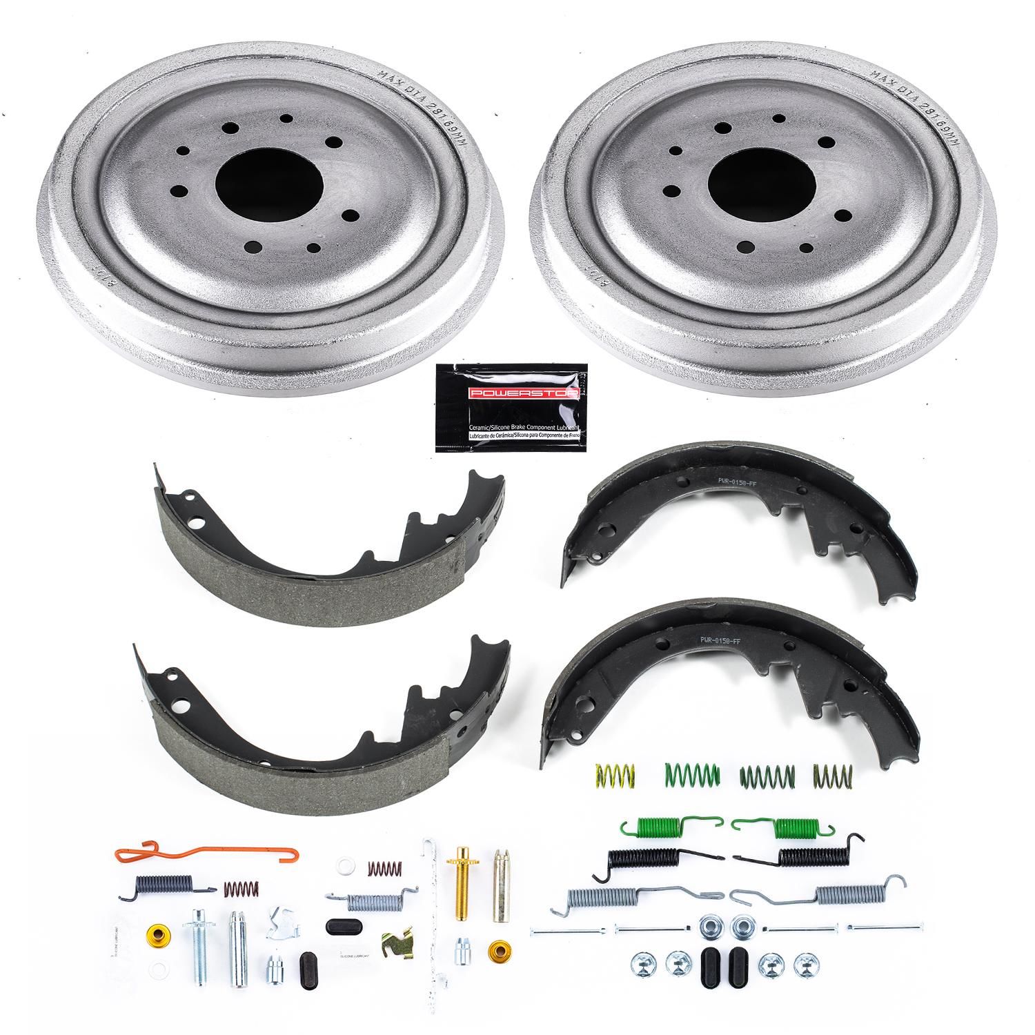 PowerStop Performance Brake Shoe and Drum Kit KOE15272DK