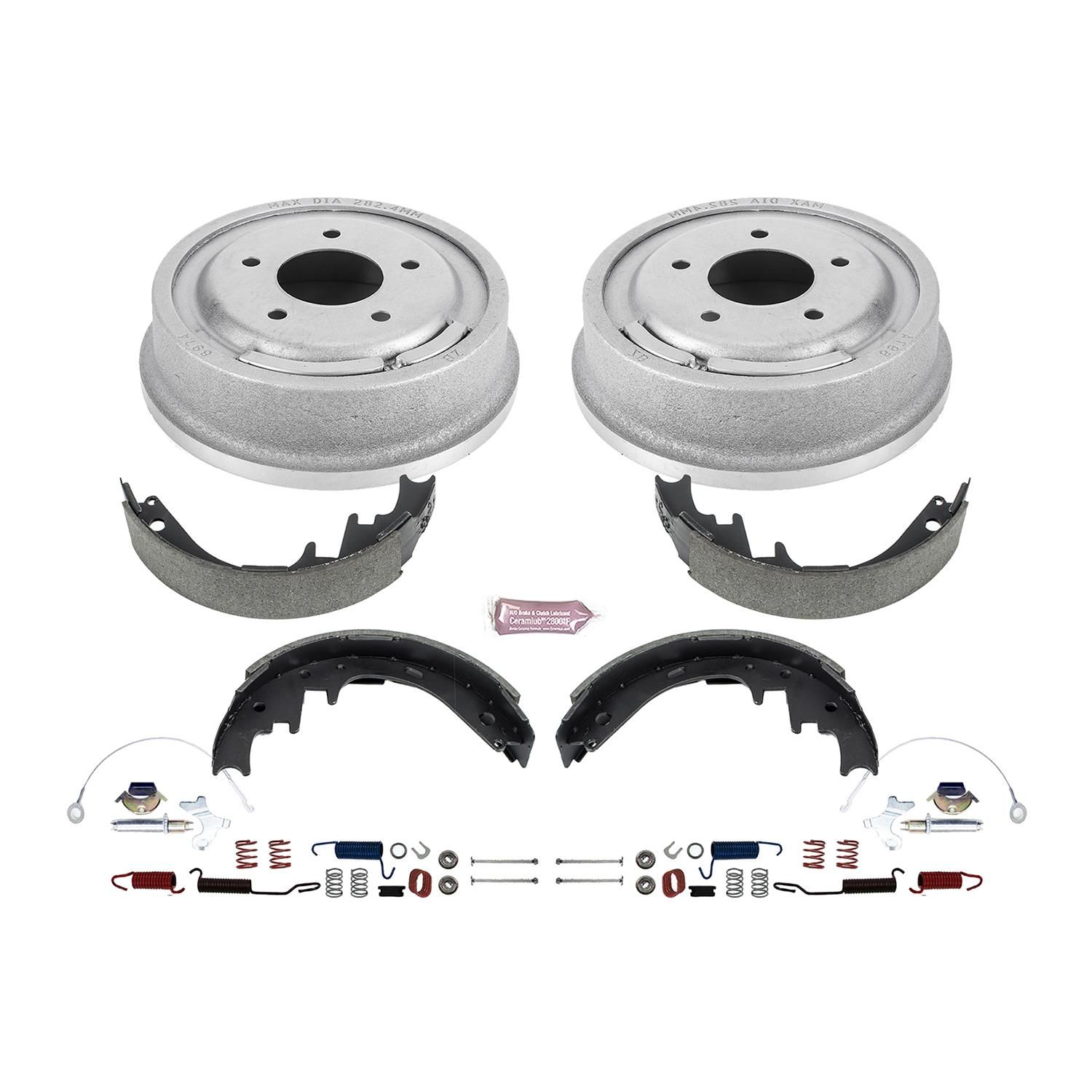 PowerStop Performance Brake Shoe and Drum Kit KOE15312DK