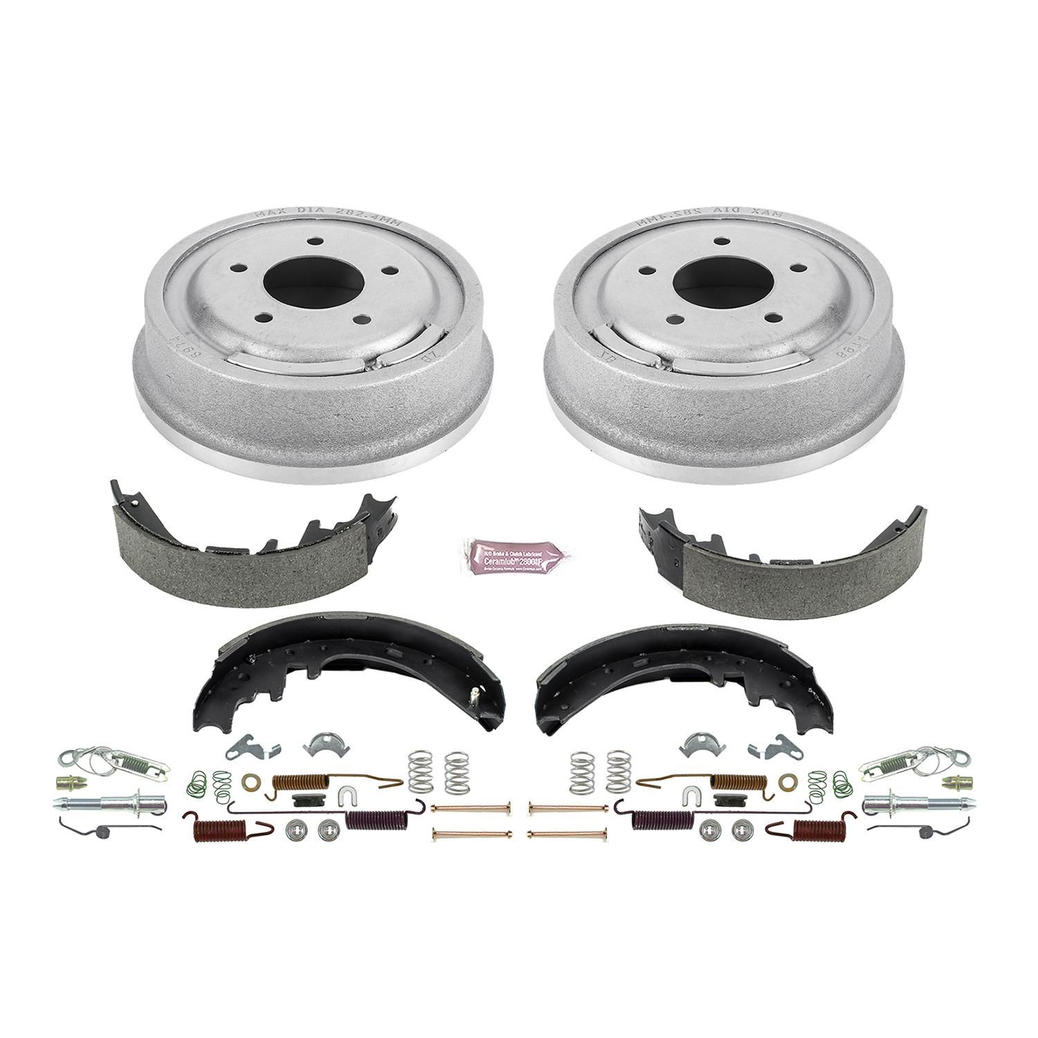 PowerStop Performance Brake Shoe and Drum Kit KOE15347DK