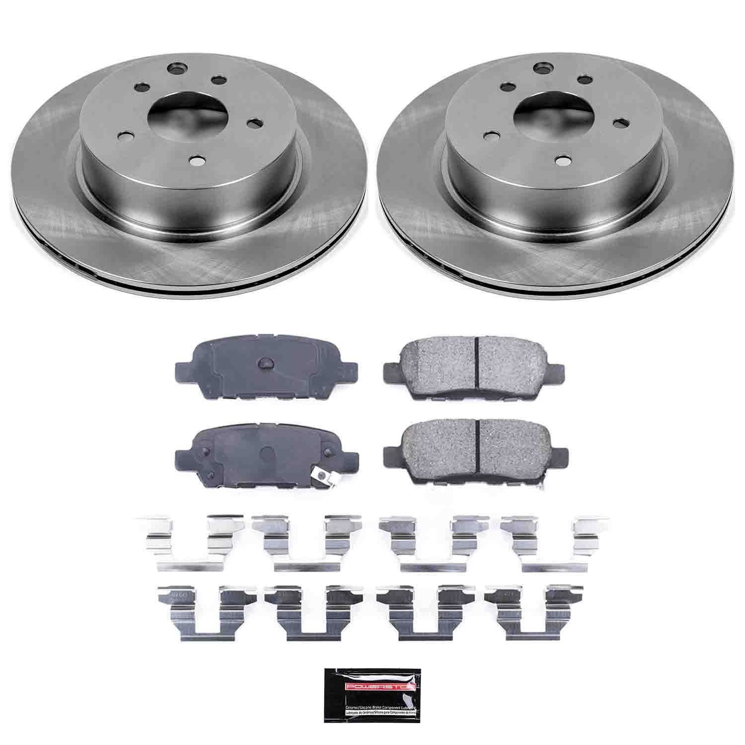 PowerStop Performance Brake Pads Rotors Kit KOE179