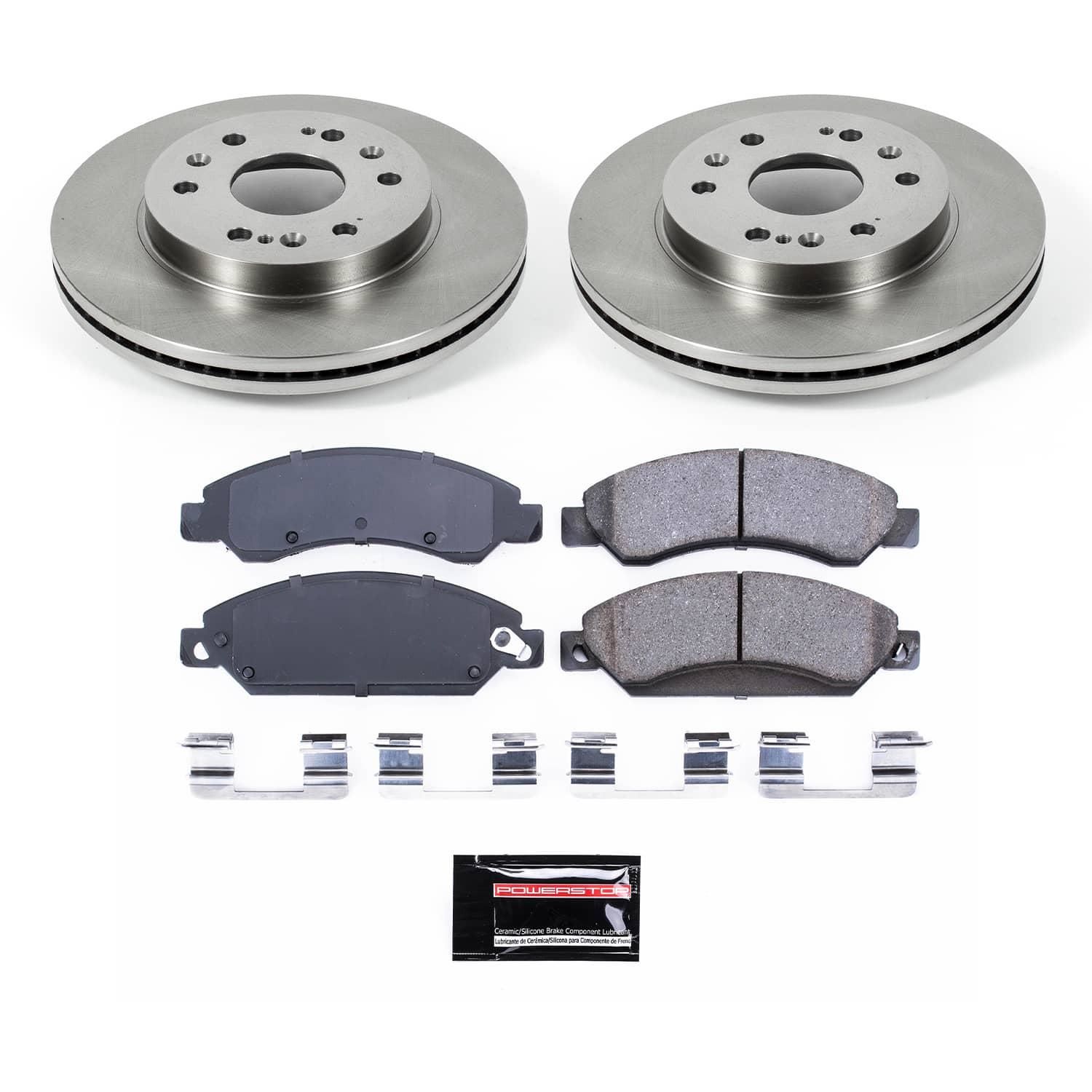PowerStop Performance Brake Pads Rotors Kit KOE2067