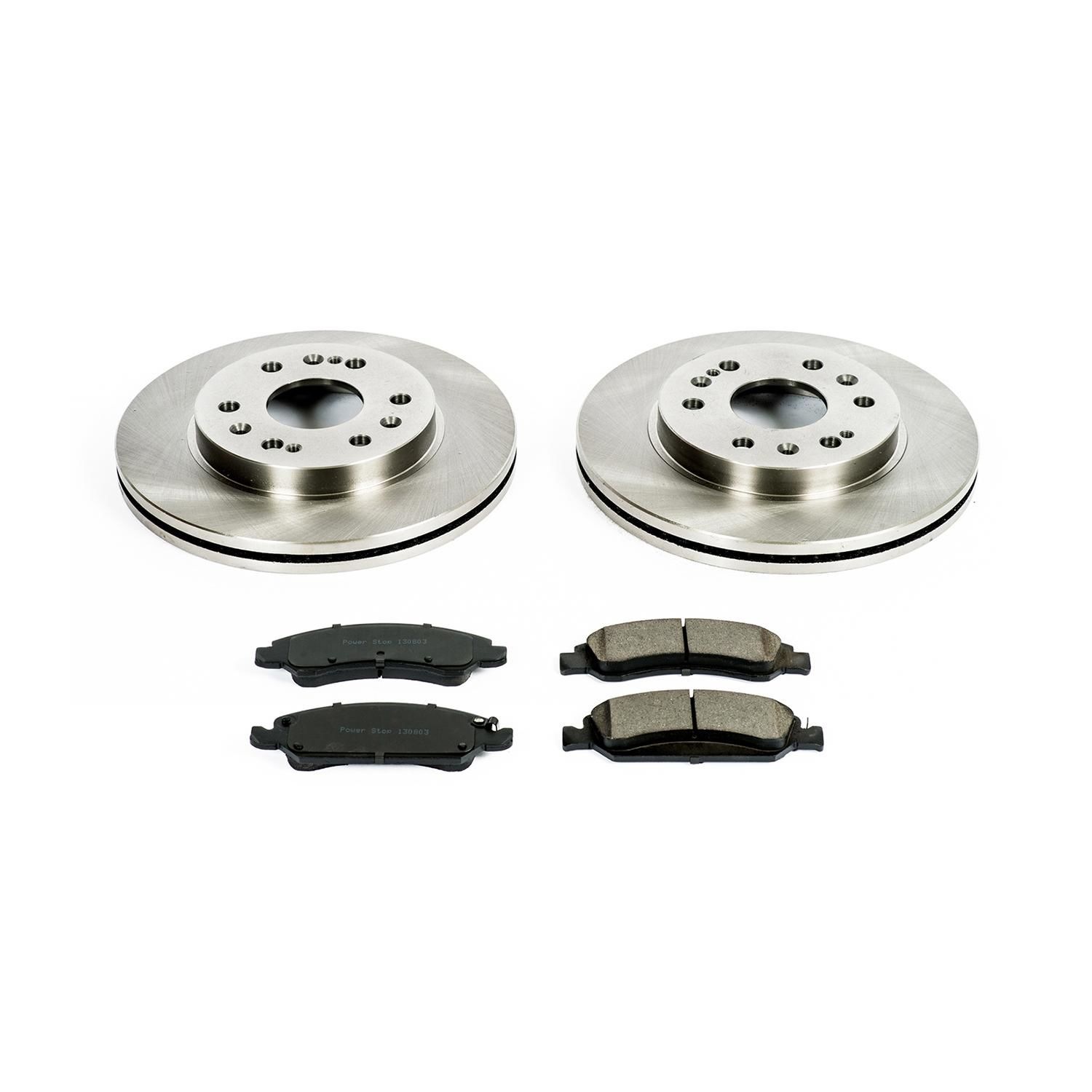 PowerStop Performance Brake Pads Rotors Kit KOE2069