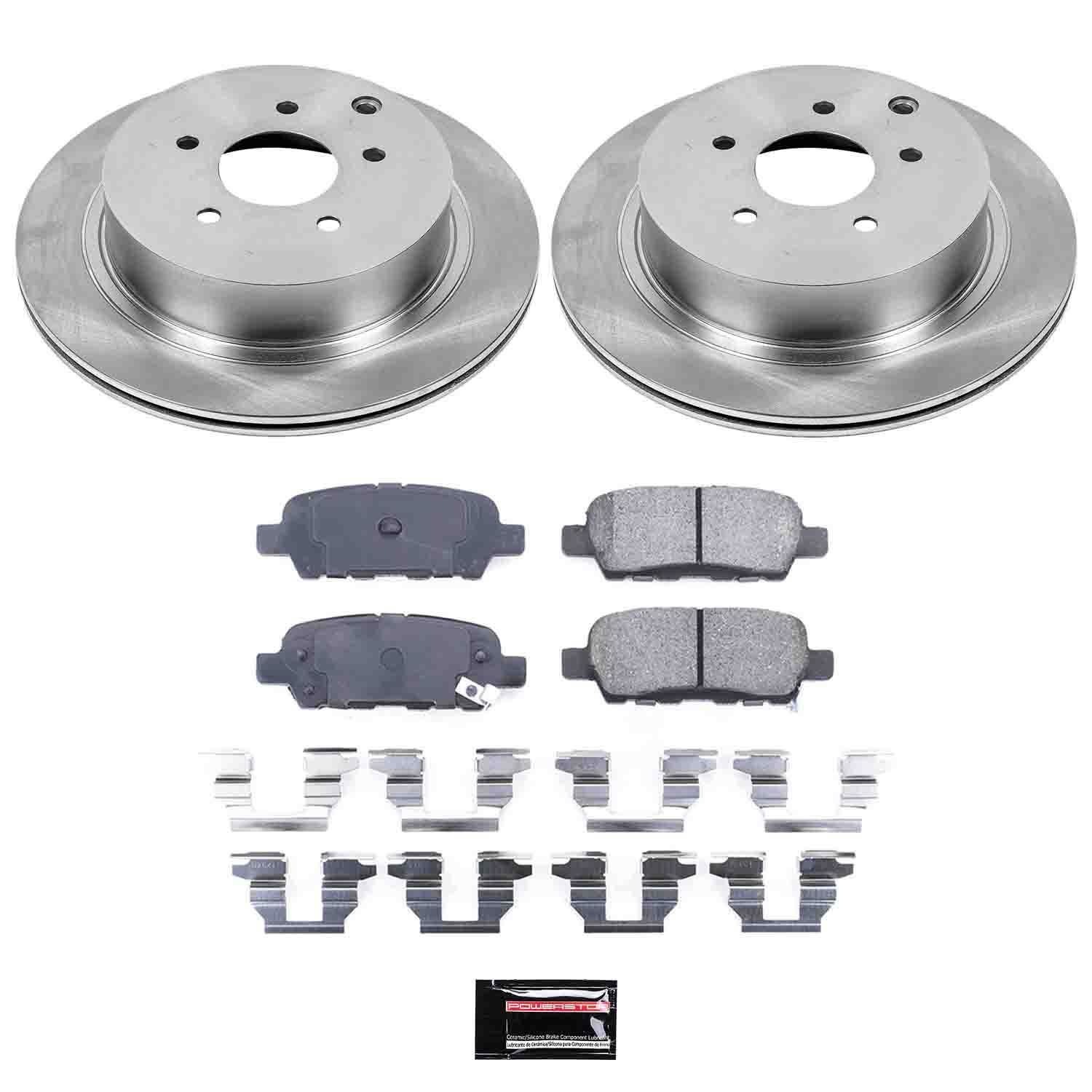 PowerStop Performance Brake Pads Rotors Kit KOE2427