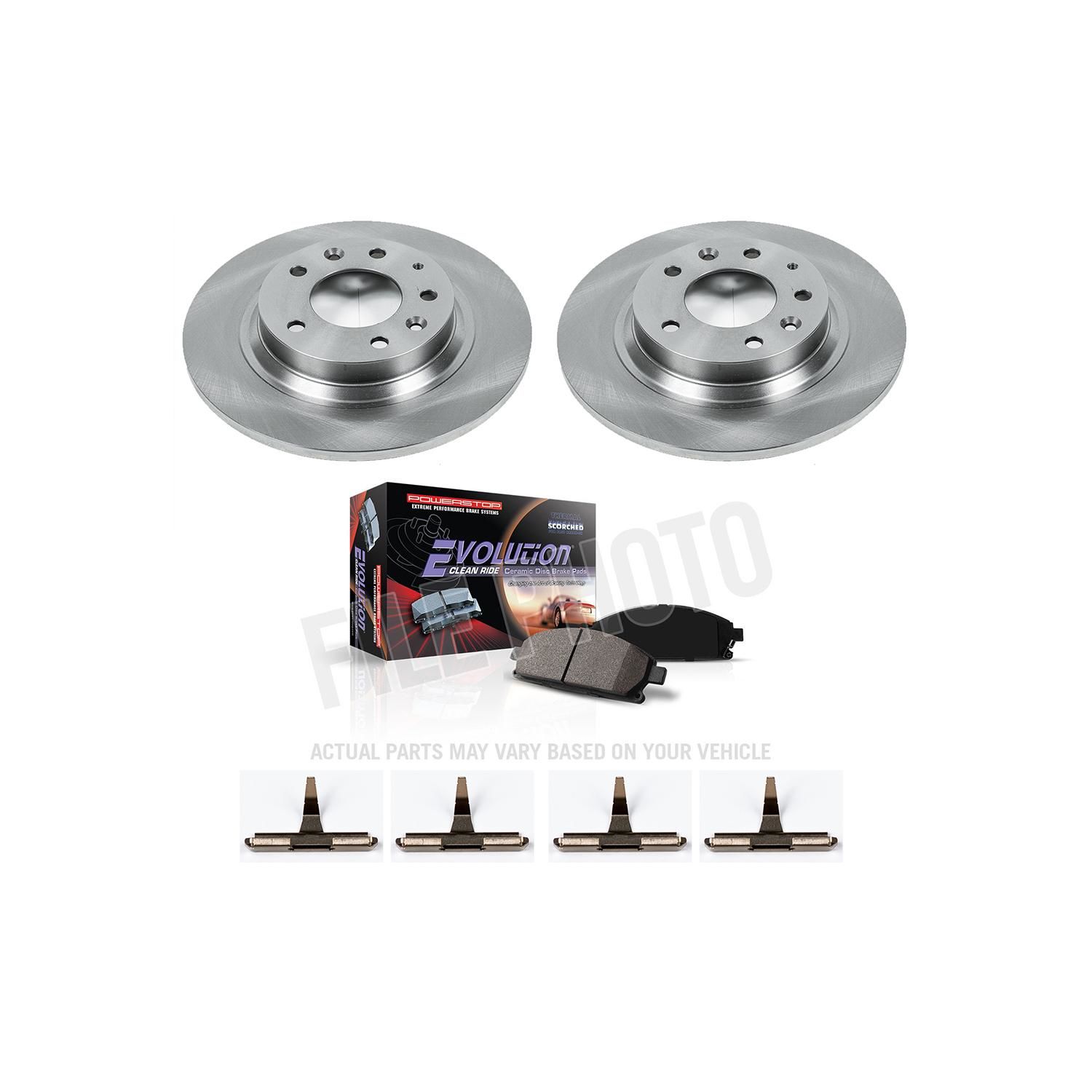 PowerStop Performance Brake Pads Rotors Kit KOE2453