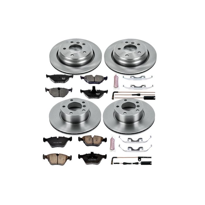 PowerStop Performance Brake Pads Rotors Kit KOE2746