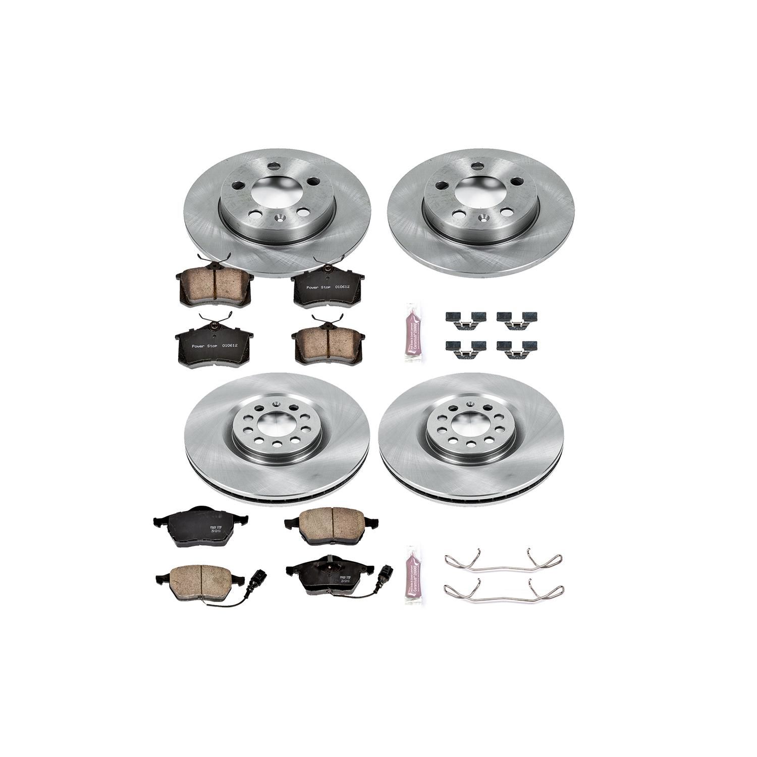 PowerStop Performance Brake Pads Rotors Kit KOE2795