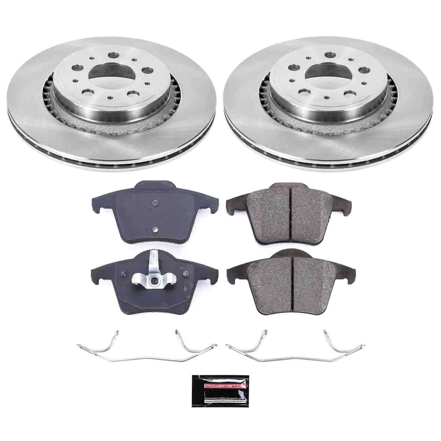PowerStop Autospecialty Kit | 2010–2011 Saab 9-5 (KCOE3031)
