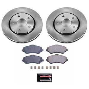 Max Advanced Brakes ValueMAX Front Brake Kit | Fits 2008-2016 Chrysler Town&Country 1 Piston F Caliper | Brake & Rotor Kit For Daily Driving | OE Brake Rotors & Ceramic Brake Pads, Brake Kits - Canada