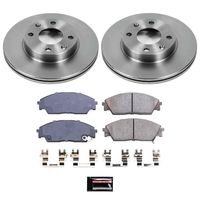 PowerStop Performance Brake Pads Rotors Kit KOE402 for Honda CRX
