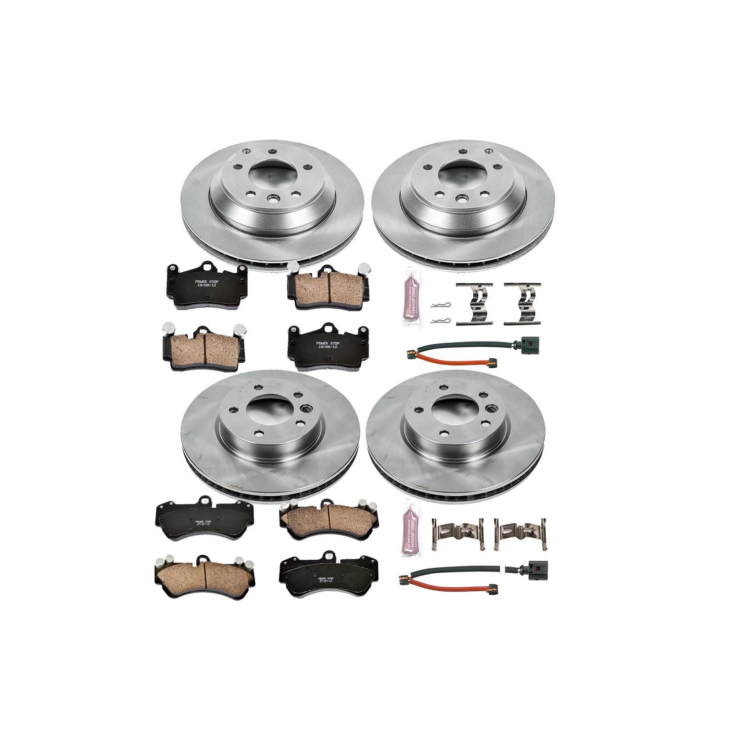 PowerStop Performance Brake Pads Rotors Kit KOE4495
