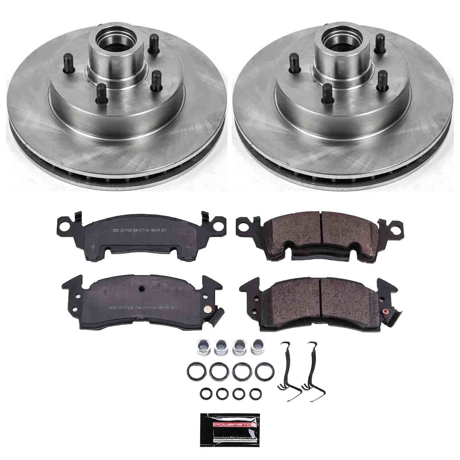 PowerStop Performance Brake Pads Rotors Kit KOE4539