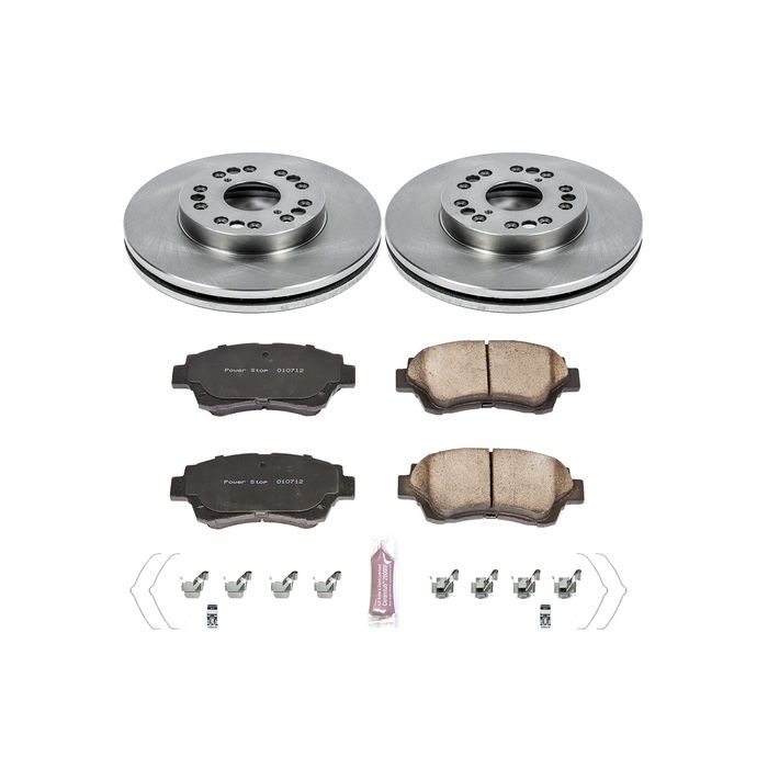 Power Stop Performance Brake Pads Rotors Kit KOE5388