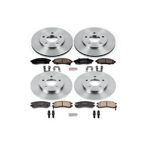 Front Disc Brake Rotors & Ceramic Pads Kit For Chevy Monte Carlo, Impala, Buick Lucerne – Direct Fit (Detroit Axle)