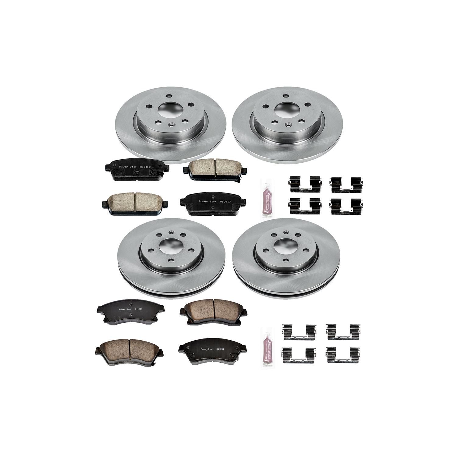 PowerStop Performance Brake Pads Rotors Kit KOE5551