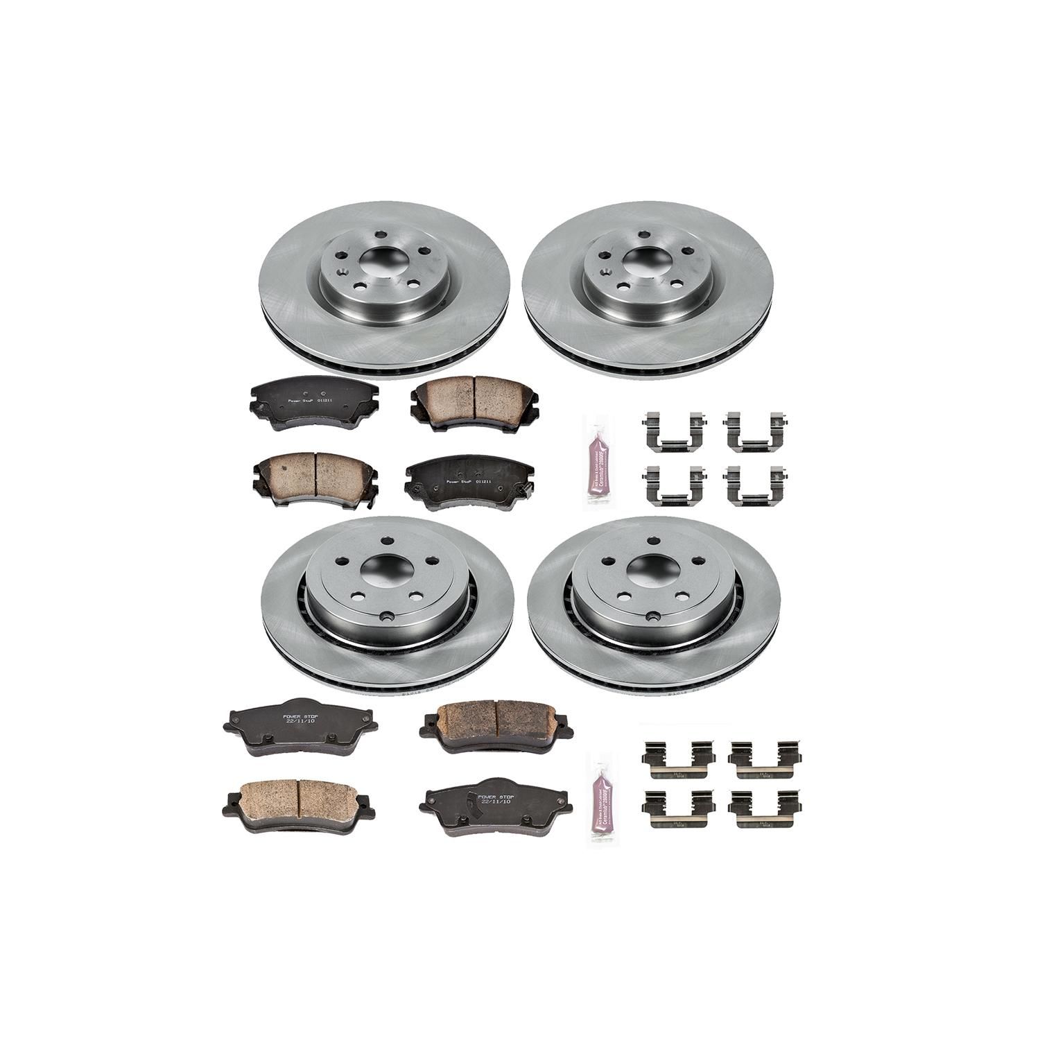PowerStop Performance Brake Pads Rotors Kit KOE5949