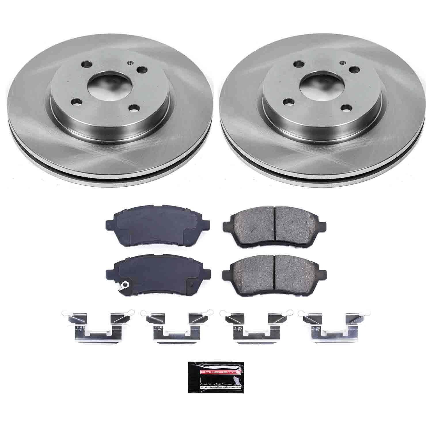 PowerStop Performance Brake Pads Rotors Kit KOE6344