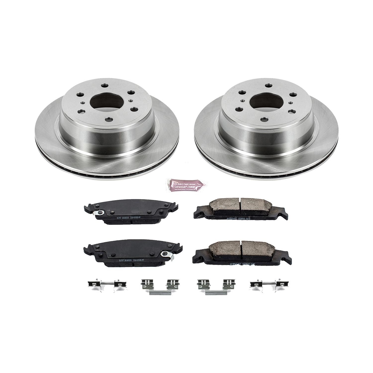 PowerStop Performance Brake Pads Rotors Kit KOE6562