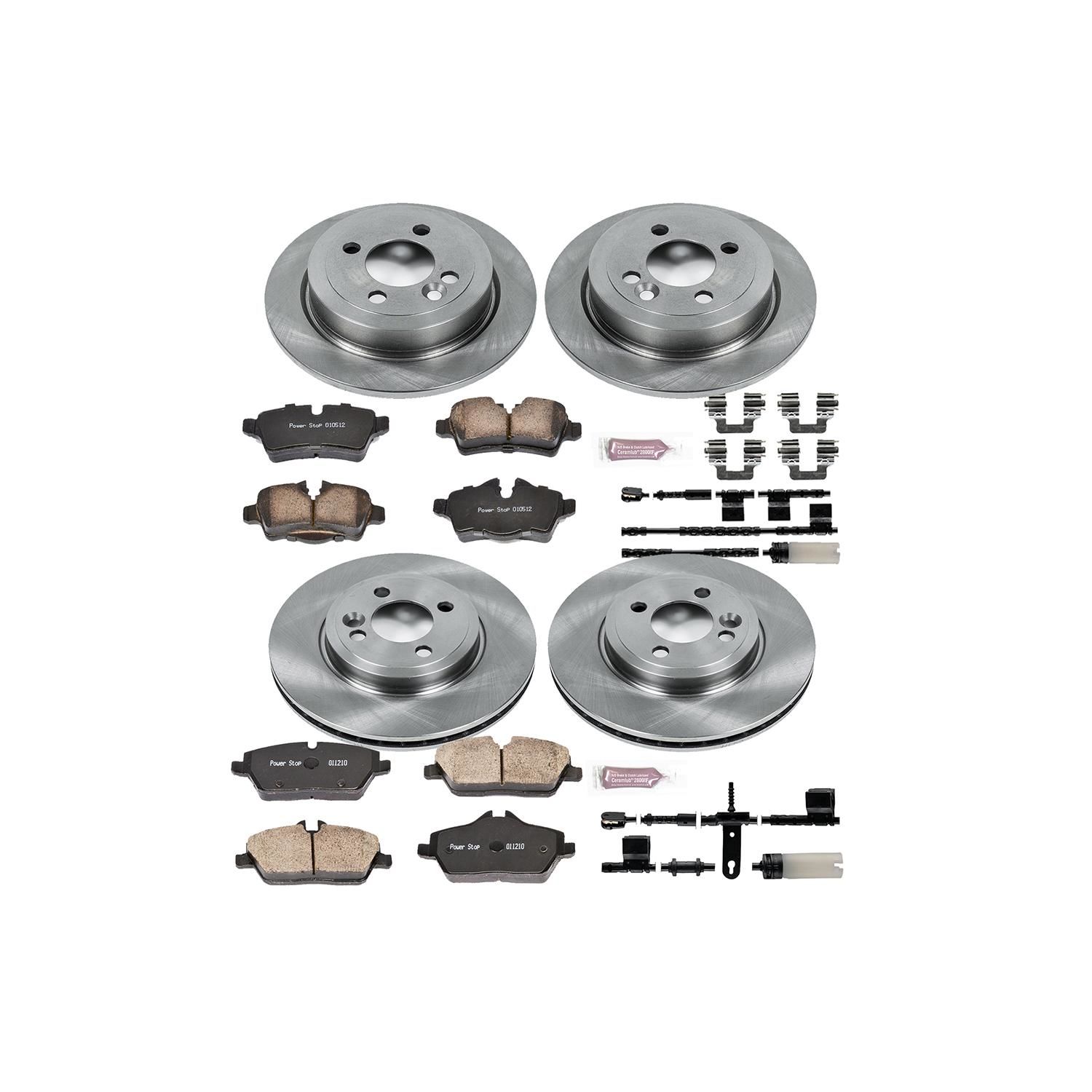 PowerStop Performance Brake Pads Rotors Kit KOE6740