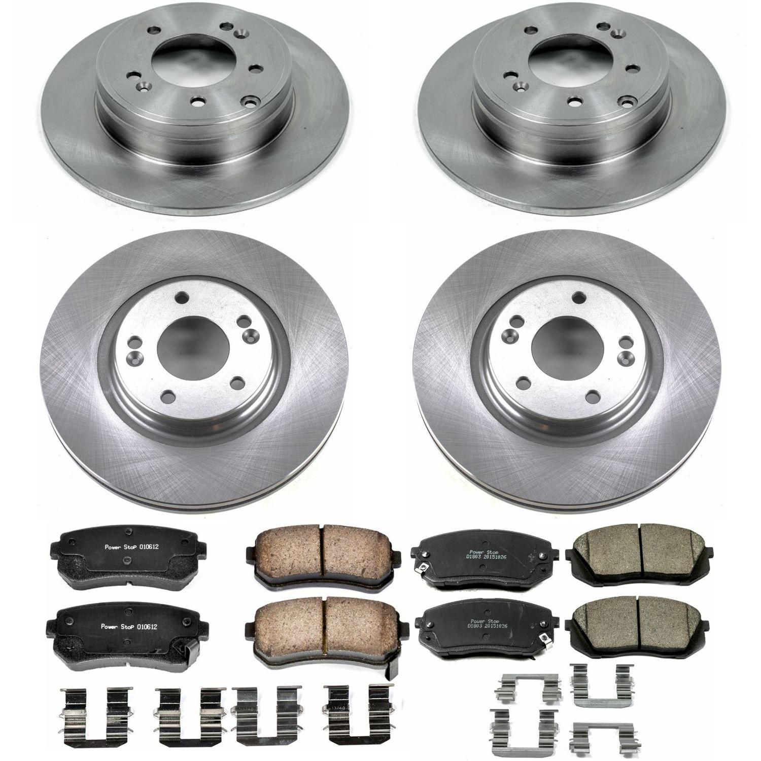 PowerStop Performance Brake Pads Rotors Kit KOE6981