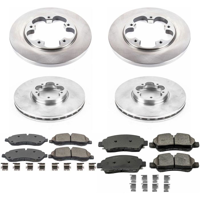 PowerStop Rotor Kit | 2003–2006 Pontiac Vibe (SC2317) main image 1