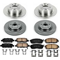 PowerStop Performance Brake Pads Rotors Kit KOE7865 for Nissan/Datsun Altima