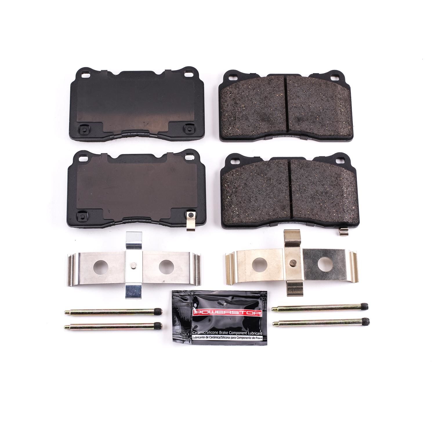 PowerStop Carbon Fiber Ceramic Disc Brake Pad Set Z23-1001 PowerStop Carbon Fiber Ceramic Disc Brake Pad Set Z23-1001