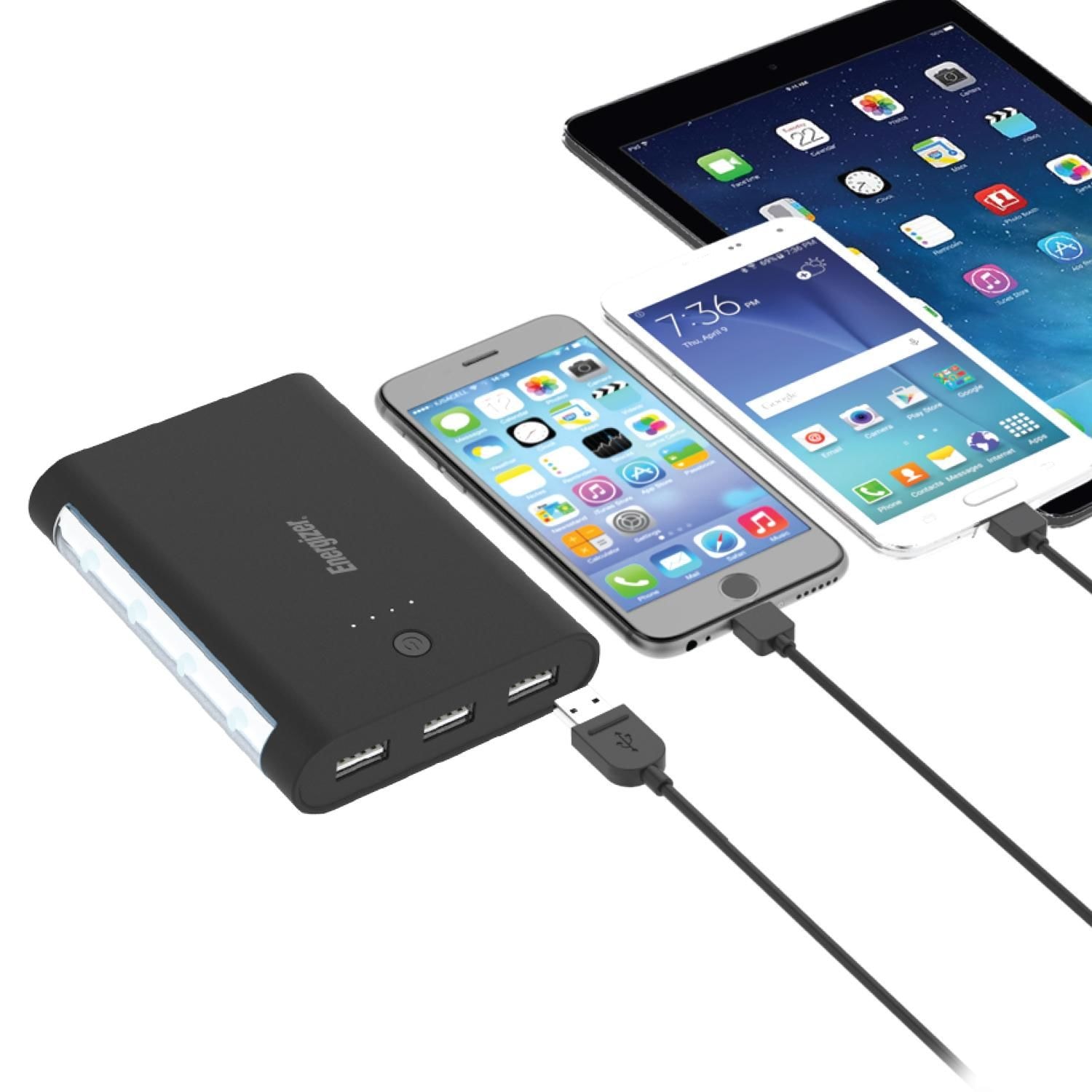 Energizer 10 400mah triple usb charger