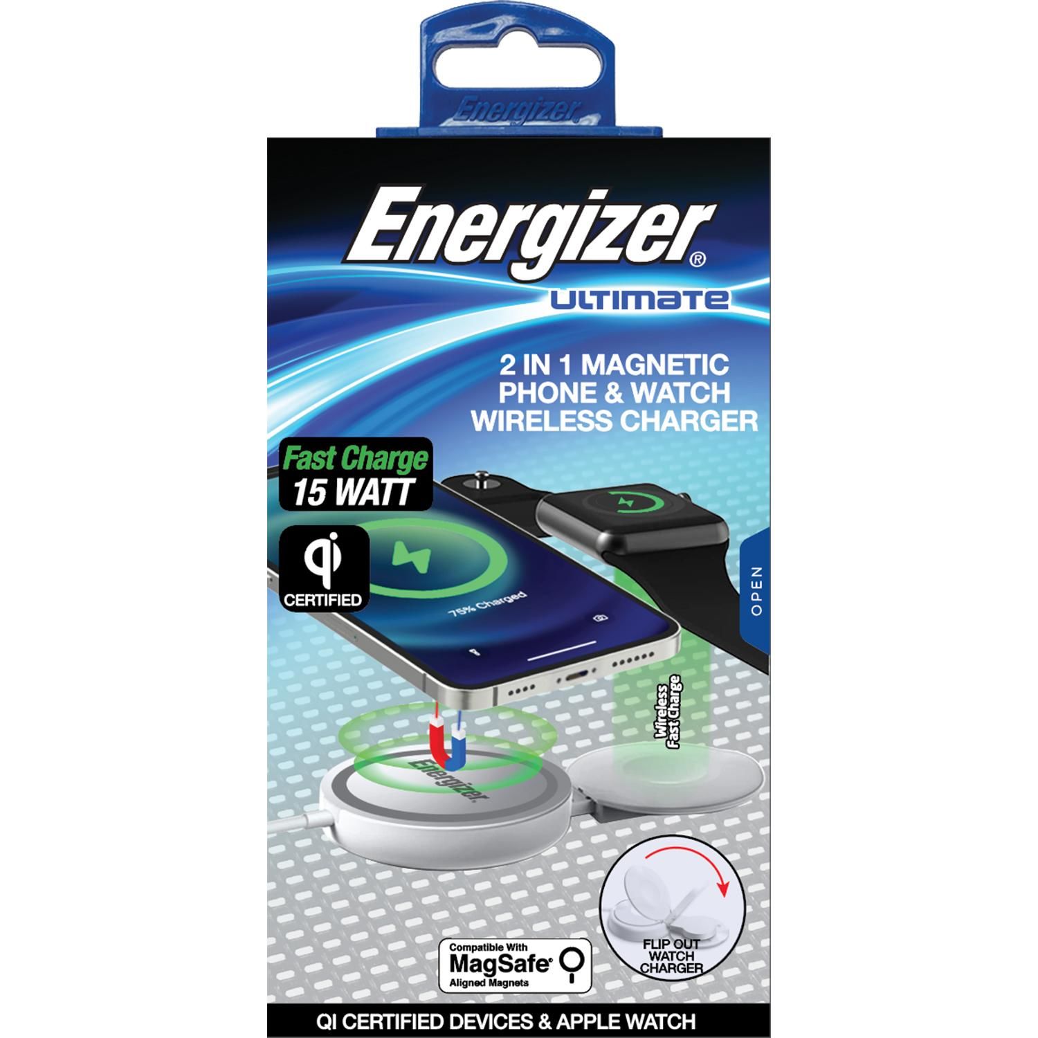 Energizer Magsafe Wireless Charger with Watch Charger
