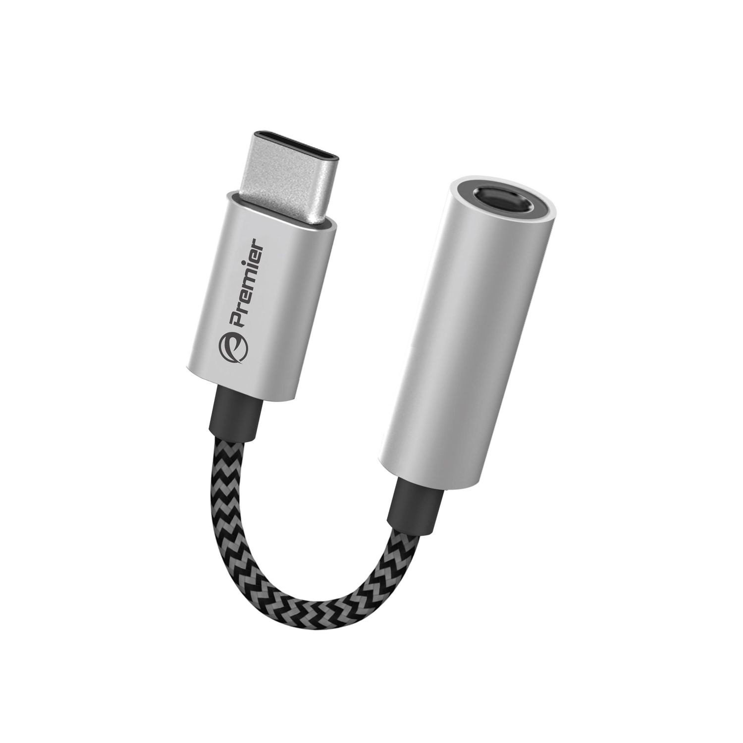 USB C to 3.5mm Aux Cord for Car with Charging 4FT, 2-in-1 USB