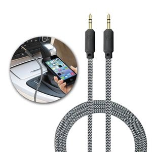 Premier 8ft Braided Auxiliary Cable