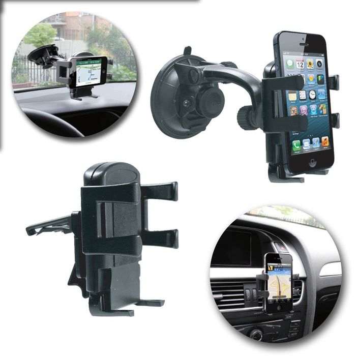 Premier Extendable Arm Roller Grip Phone Holder Mount for Car Windows and  Dashboards 