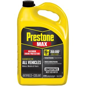 Prestone Max Universal Yellow Antifreeze and Coolant Concentrate