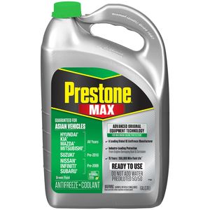 Prestone Max Asian Vehicles Green Antifreeze and Coolant Ready to Use