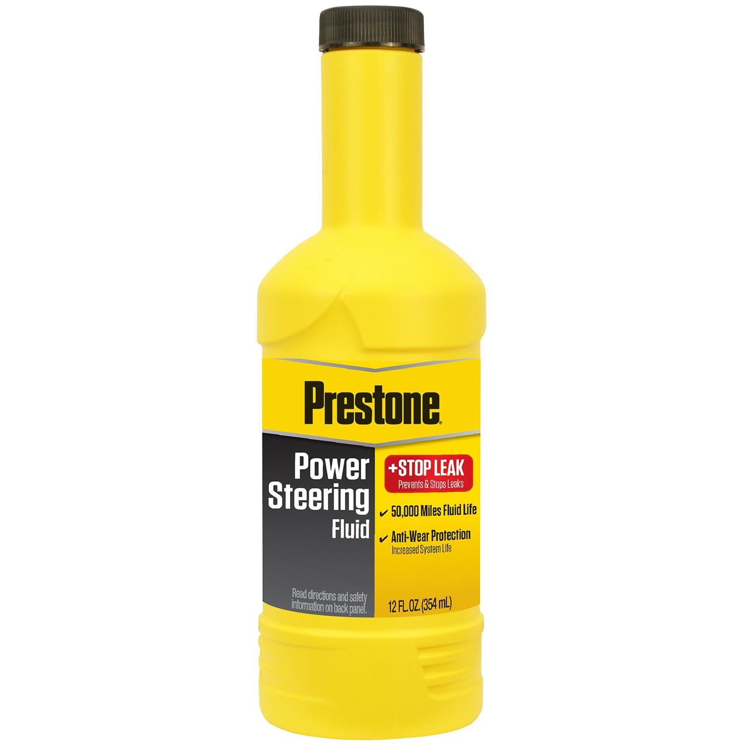 Prestone Power Steering Fluid + Stop Leak 12oz