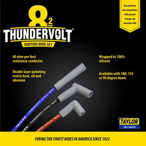 Taylor Cable Single Lead Spark Plug Wire 45603