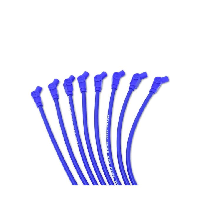 Taylor Cable 409 Spiro-Pro Plug Wire Race Set 135-Degree Blue 79614