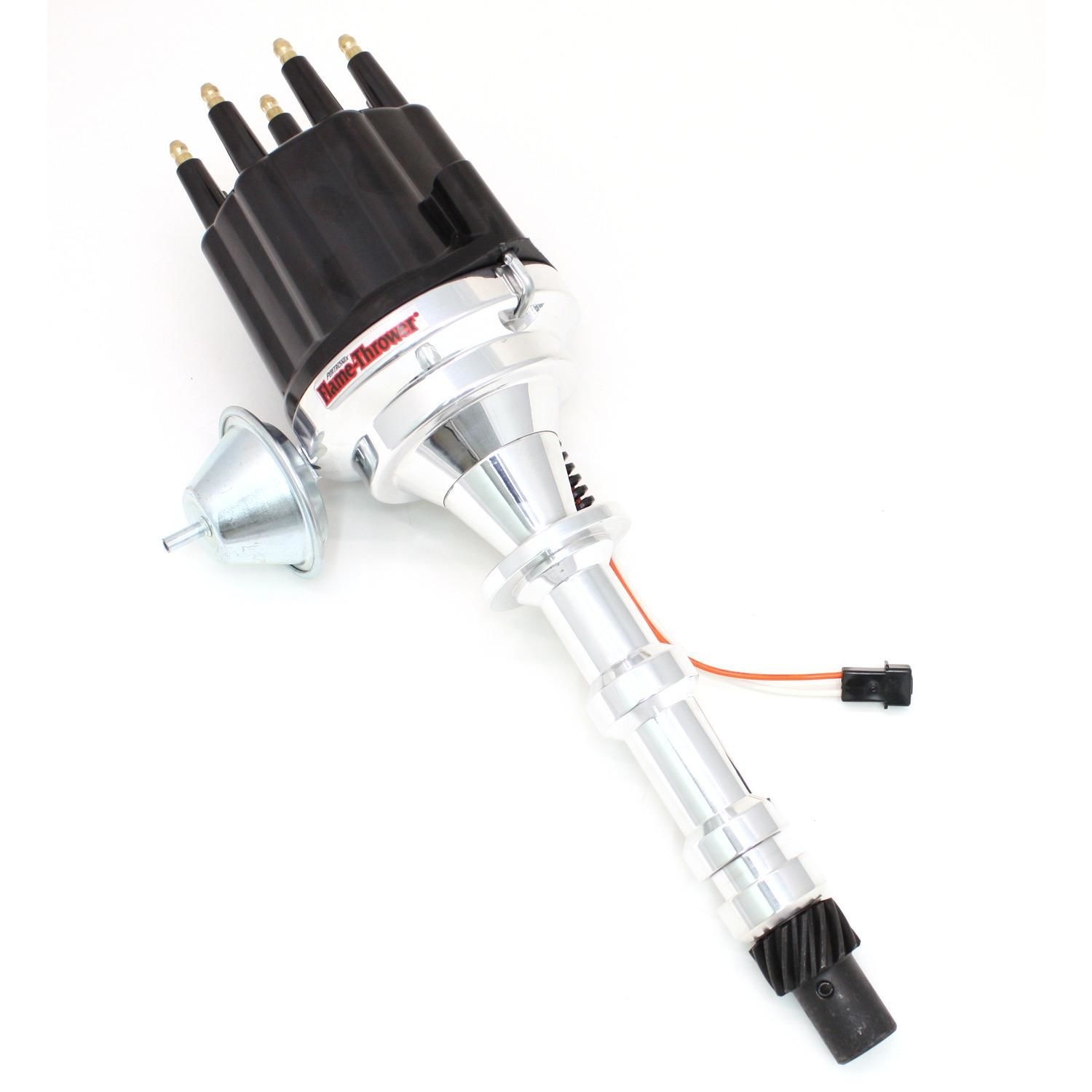 Pertronix Mag Trig Chevy 348409 Engine Black Male Cap Vacuum Advance