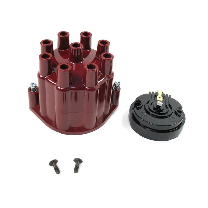 Pertronix Red Cap and Rotor Kit for 8 Cylinder FlameThrower Billet ...