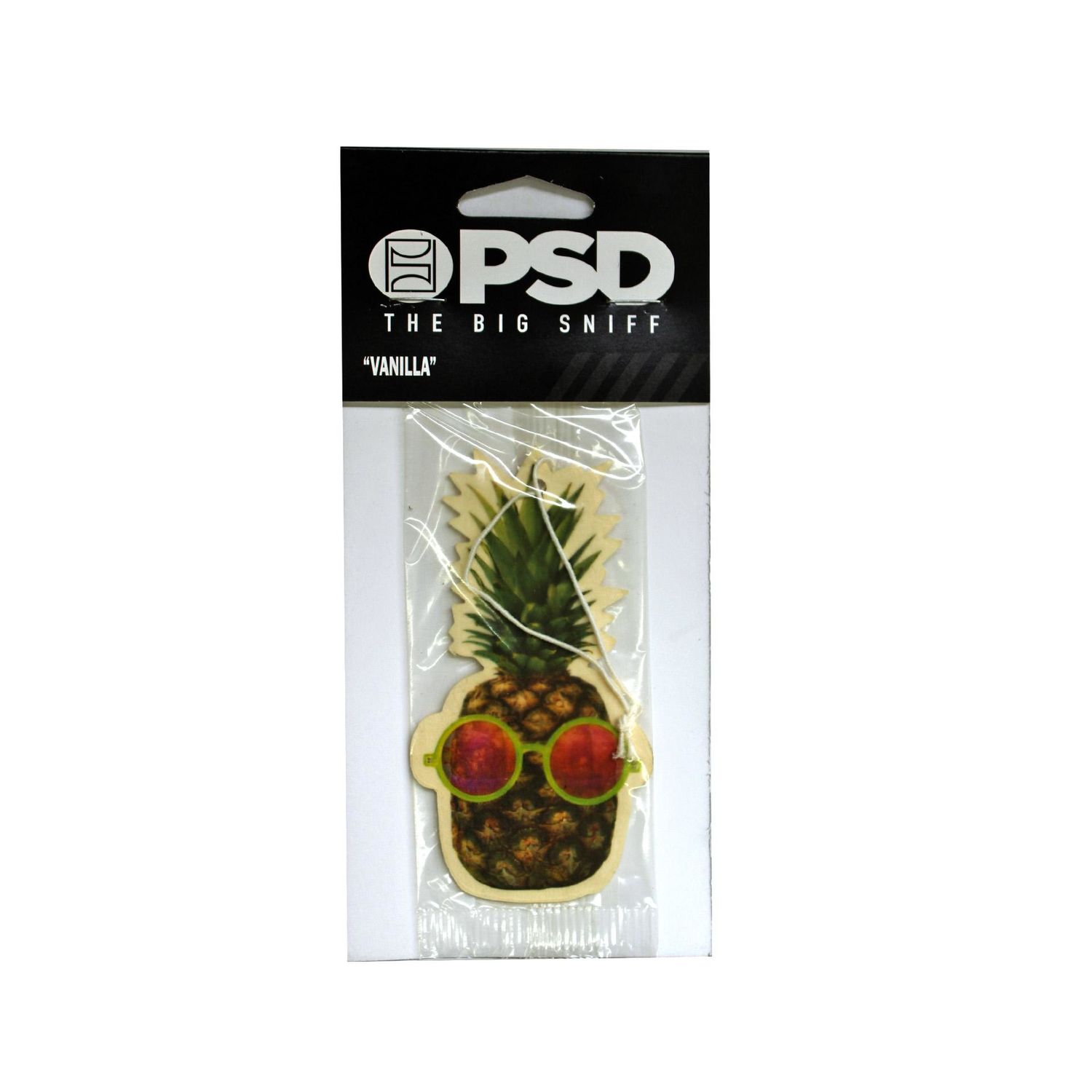 Download PSD The Big Sniff Vanilla Scent Pineapple Paper Air Freshener