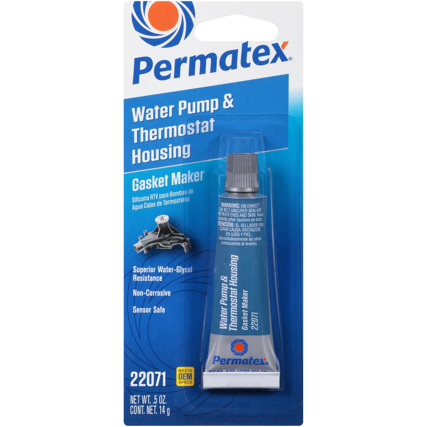 Permatex® Ultra Black® RTV Silicone Gasket Maker, .5 OZ - Permatex