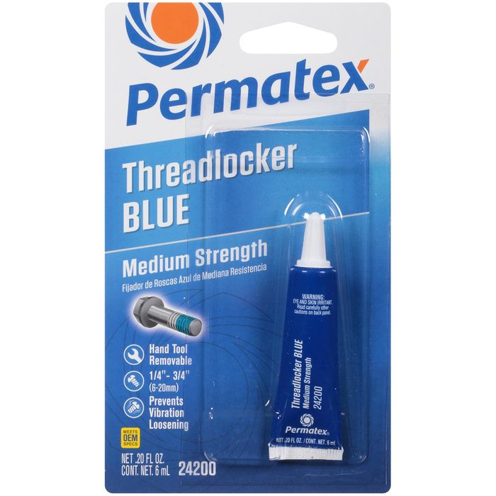 Permatex Medium Strength Blue Threadlocker 0.2oz