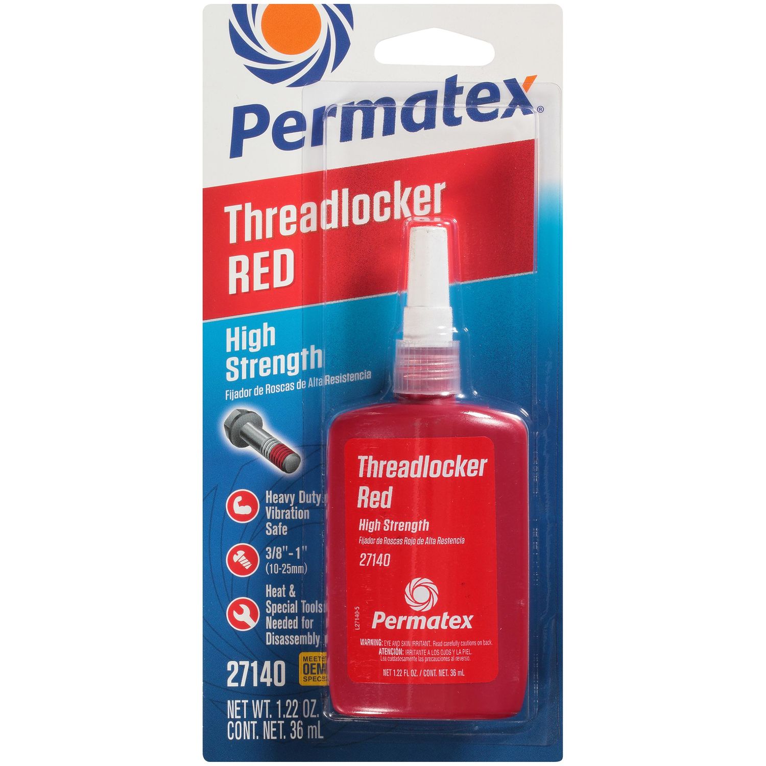 Permatex Red Threadlocker 36ml