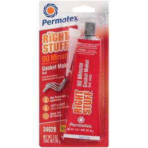Permatex The Right Stuff Red RTV High Temperature 90 Minute Gasket ...