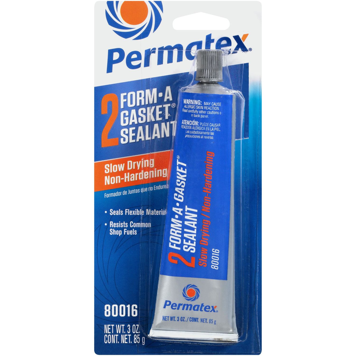 Permatex 2 FormAGasket Sealant Slow Dry Non Hardening 3 oz