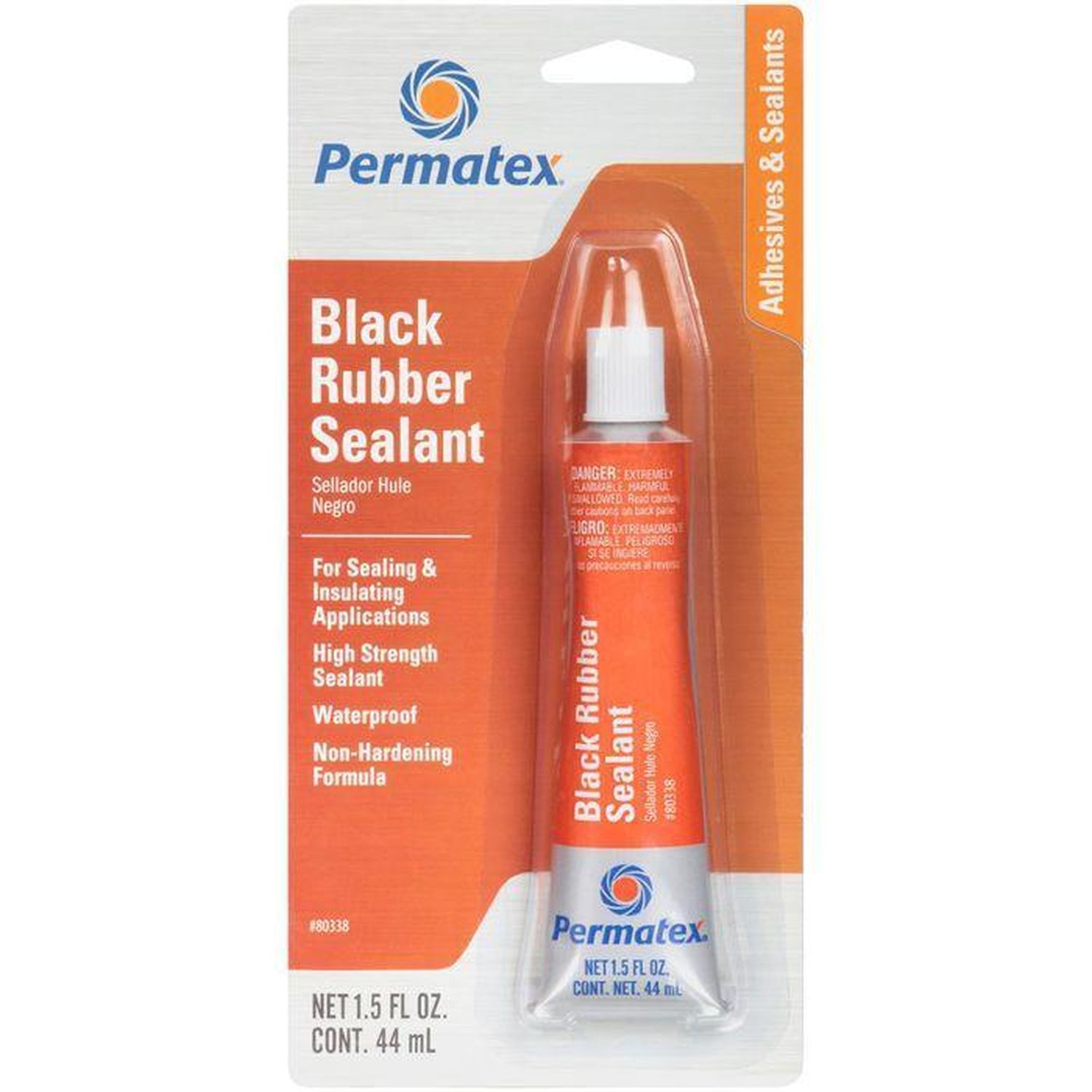 Permatex Black Rubber Sealant 1.5 oz