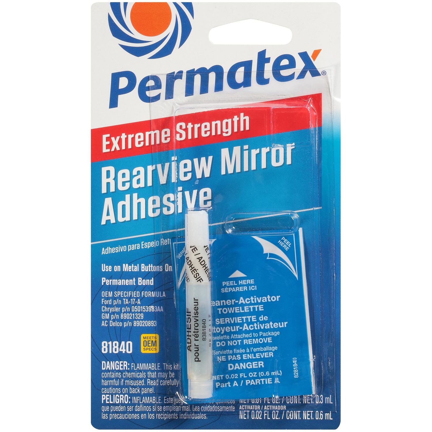 Permatex Extreme Rear View Mirror Adhesive