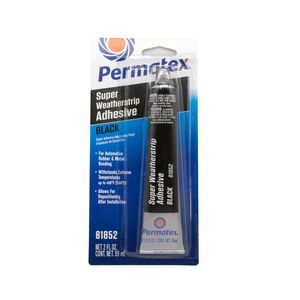 Permatex Black Super Weatherstrip Adhesive 2oz